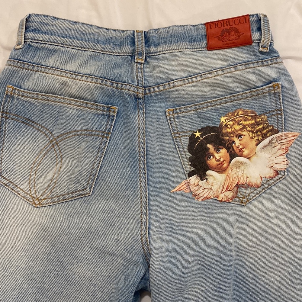 Fiorucci Light Blue High Rise Women Jeans